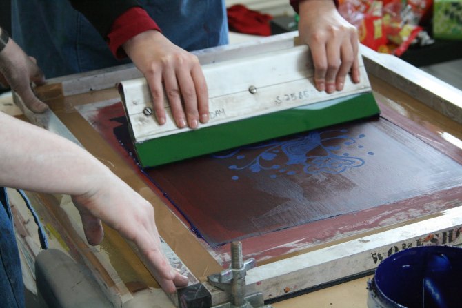 Screen printing in Ramgarh