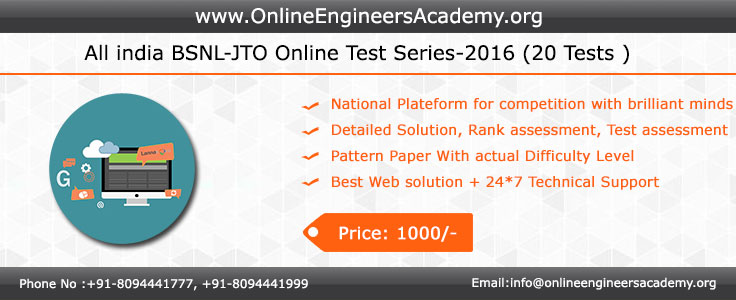 online test series for bsnl jto in patna