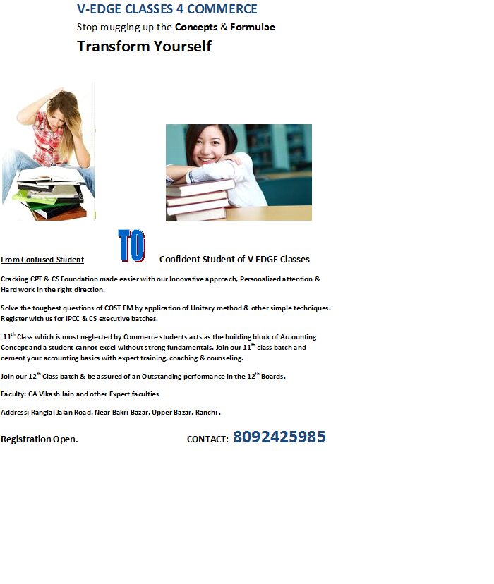 V-EDGE INSTITUTE IN RANCHI