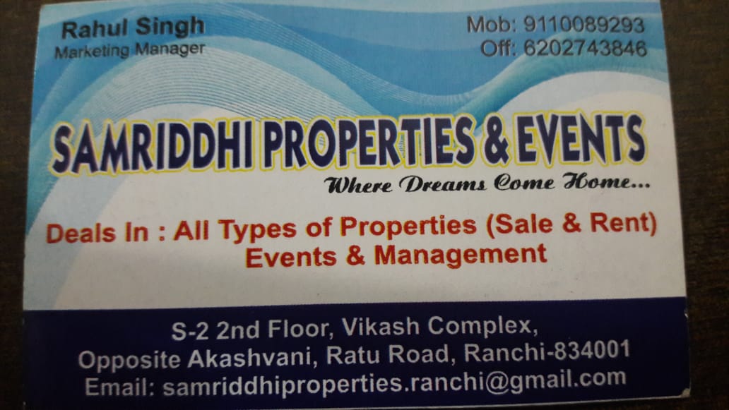 SAMRIDDHI PROPERTIES in ranchi
