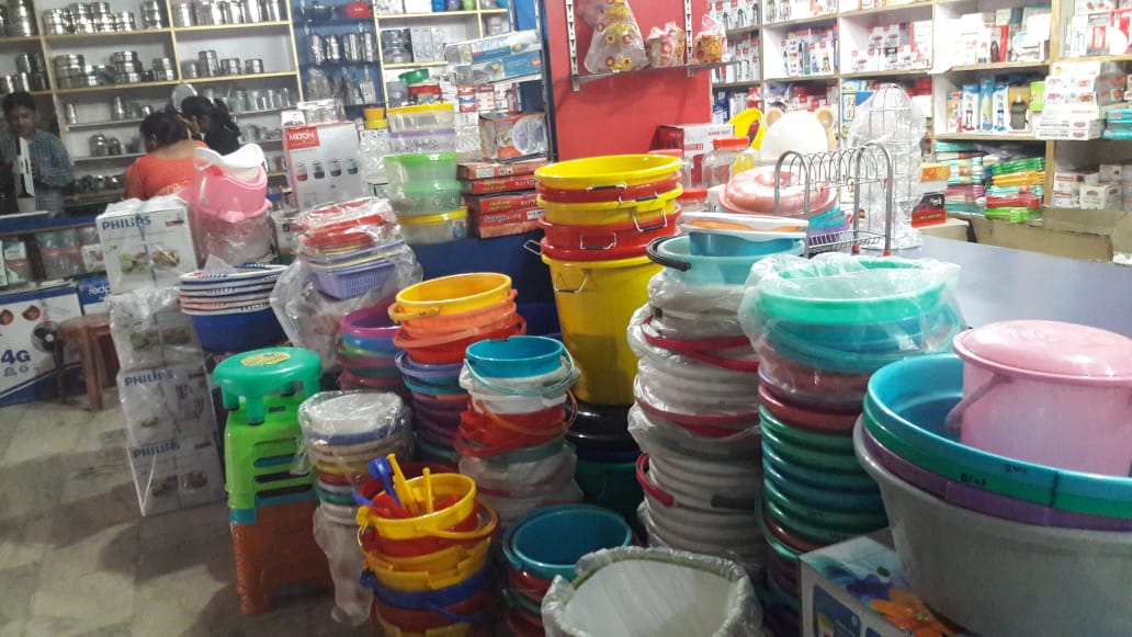 Bartan shop in morabadi ranchi