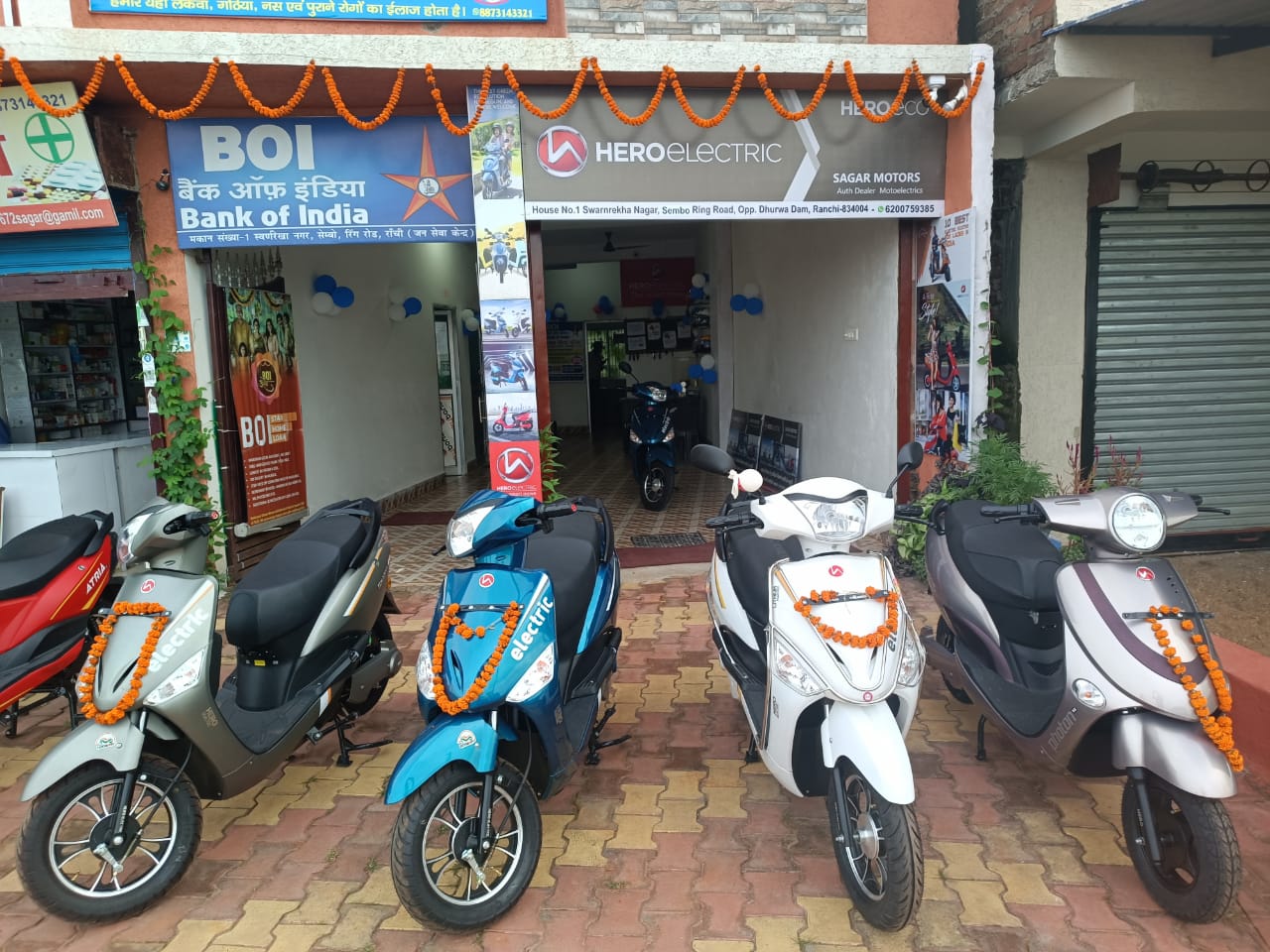 hero electric scooty dealer in singh more ranchi