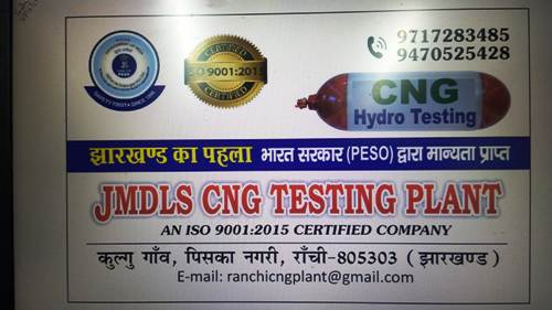 cng hydro testing in ring road ranchi 9835059018