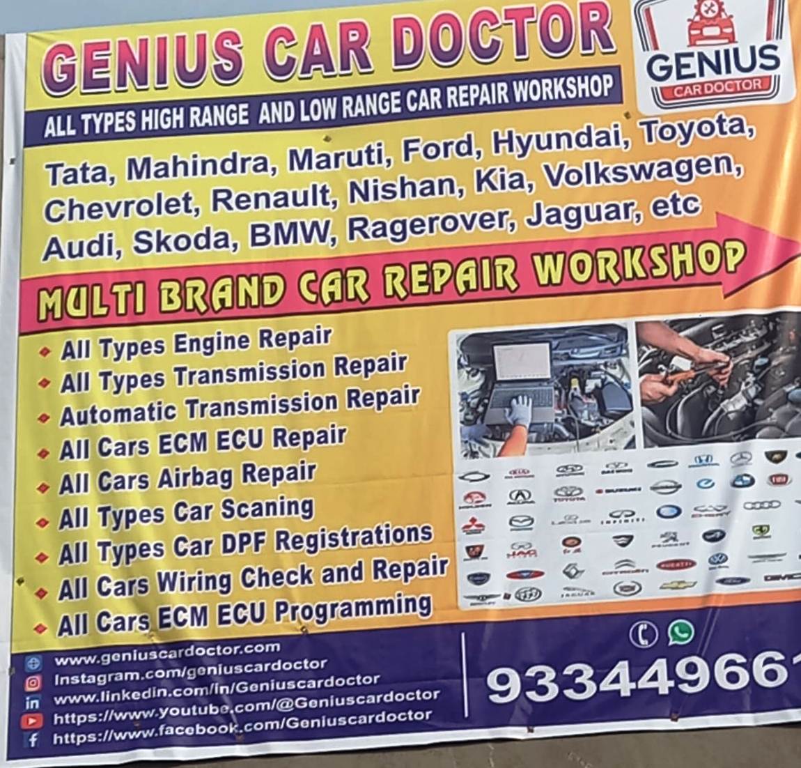 car repair near ring road ranchi 9334496615 