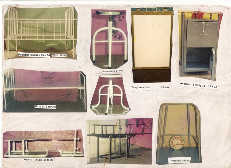 hospital bed cot x-ray view box