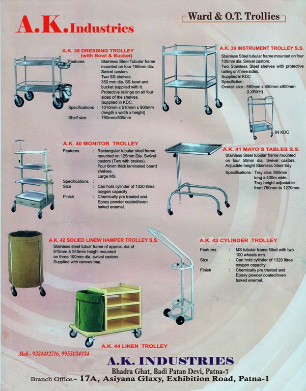 ward and o t trollies