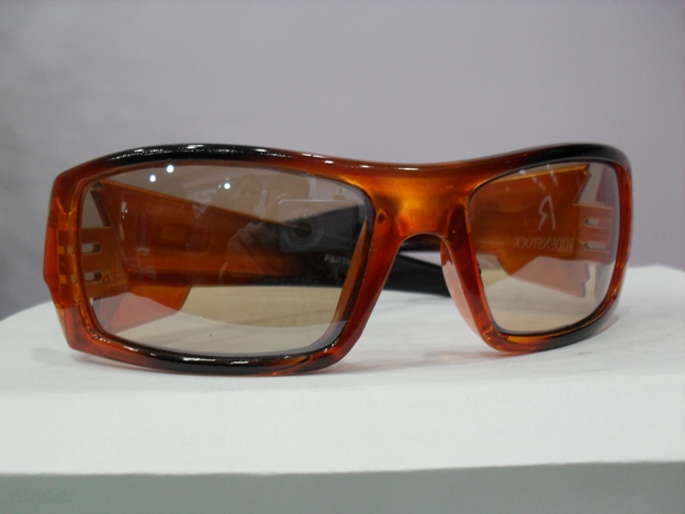 Orange and yellow lenses sunglass