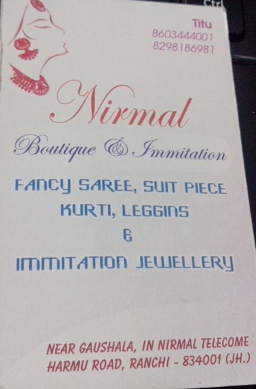 Boutique in ratu road ranchi
