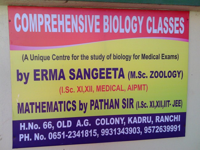 BEST BIOLOGY TEACHER IN RANCHI