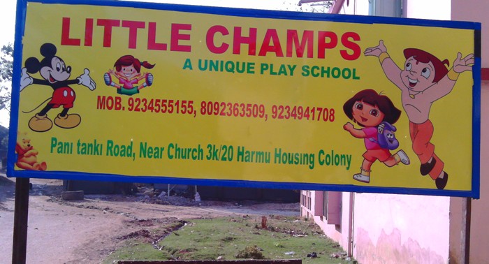 little champ kids school in ranchi