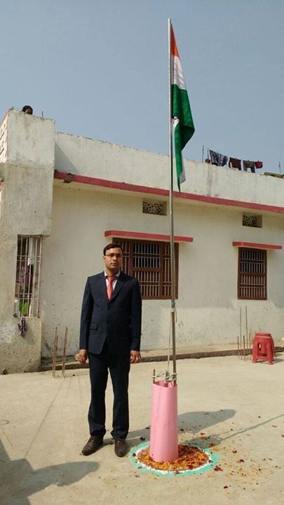 FLAG HOSTING IN SSR KIDS SCHOOL ARA