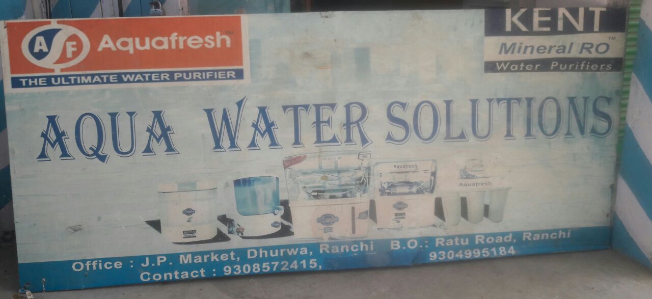 AQUA WATER SUPPLIERS IN BIRSA CHOWK RANCHI