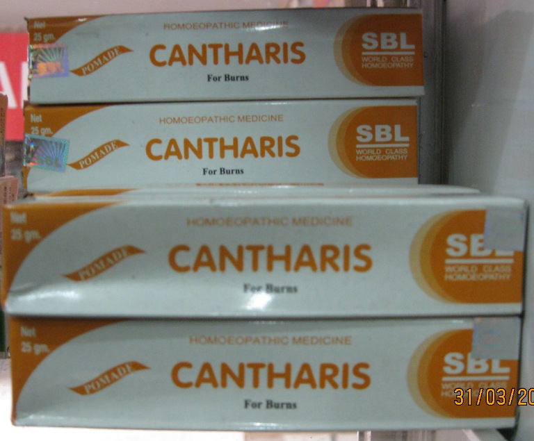 CANTHARIS CREAM FOR BURN