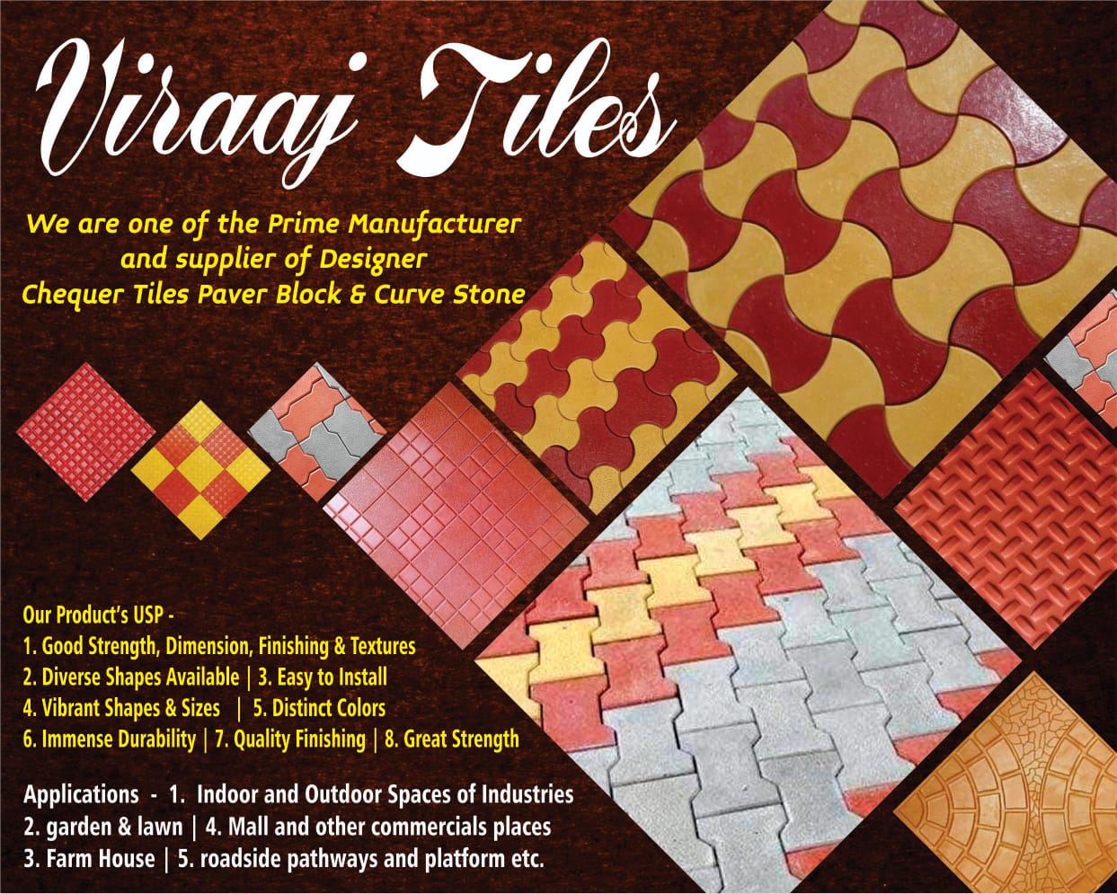 paver block tiles supplier and manufacturer in ranchi