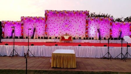 STAGE DECORATION IN NEAR KANTA TOLI IN RANCHI 