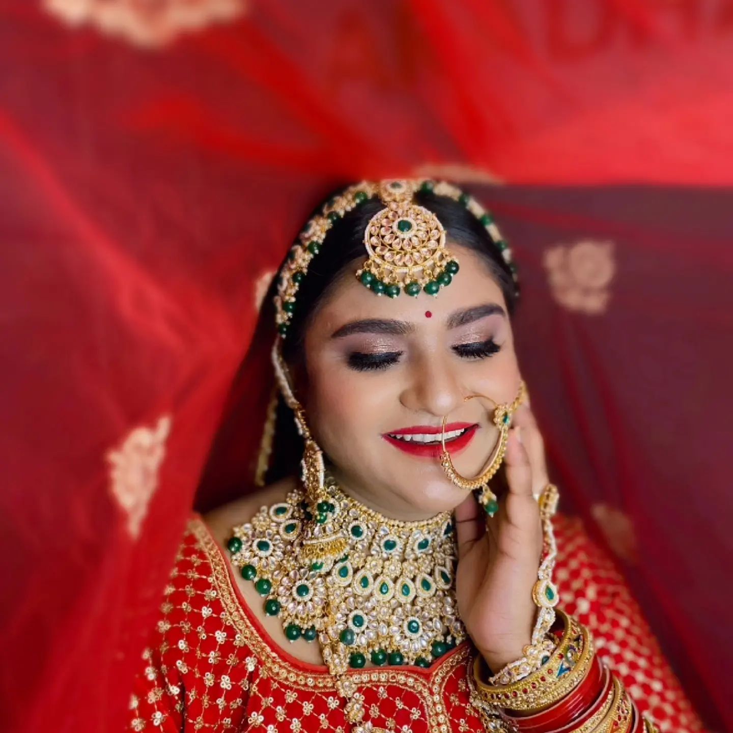 Bridal makeup in sail city ranchi