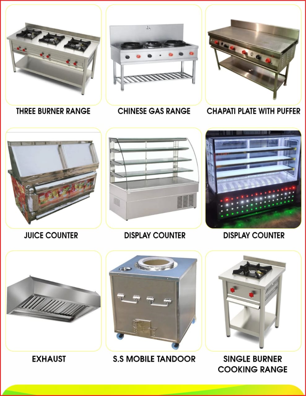kitchen equipment supplier in ring road ranchi 96083894
