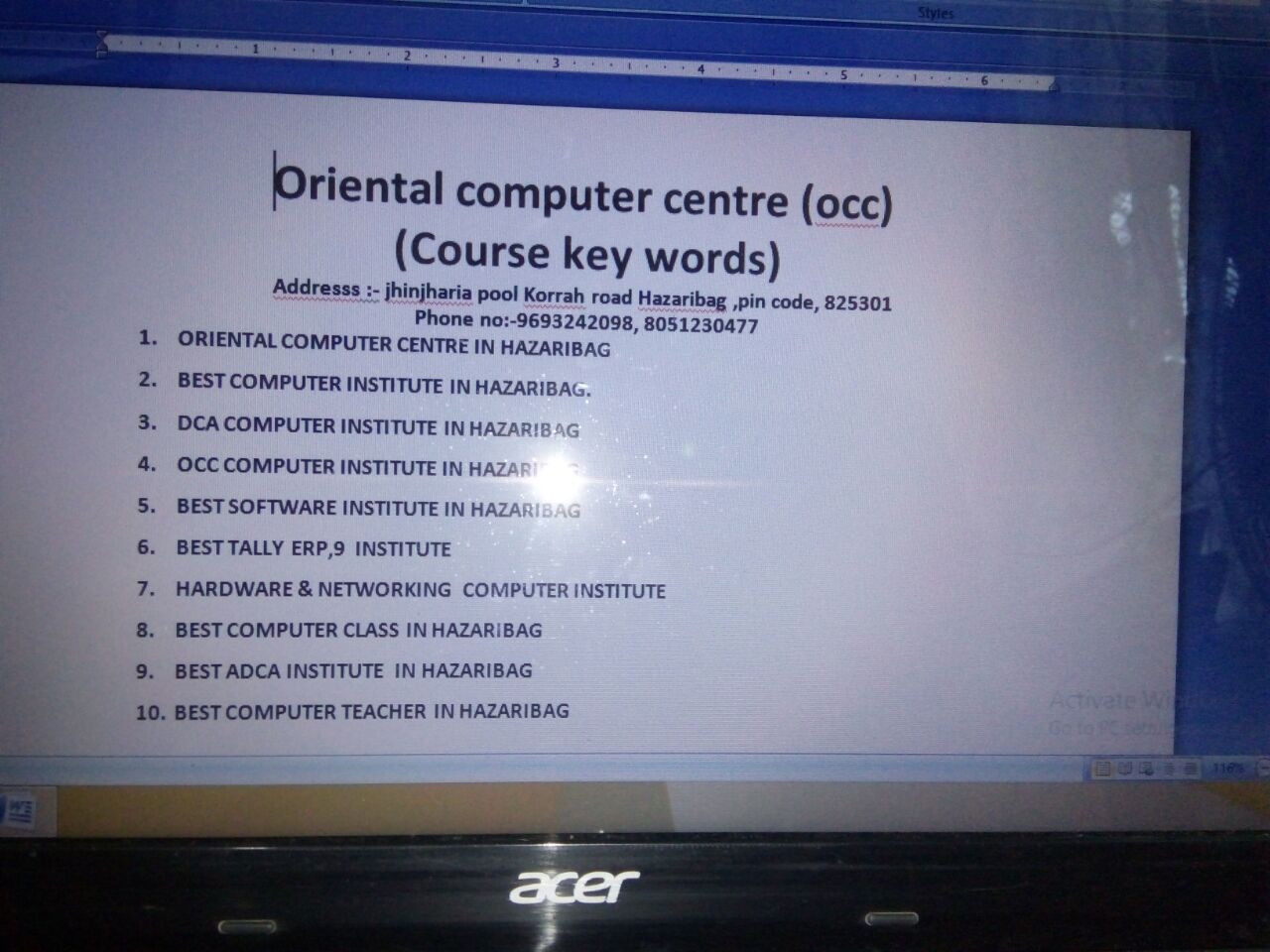 C++ & TALLY INSTITUTE IN HAZARIBAGH