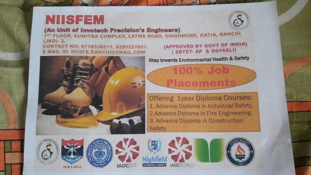 OSHA ACADEMY / NEBOSH IN RANCHI